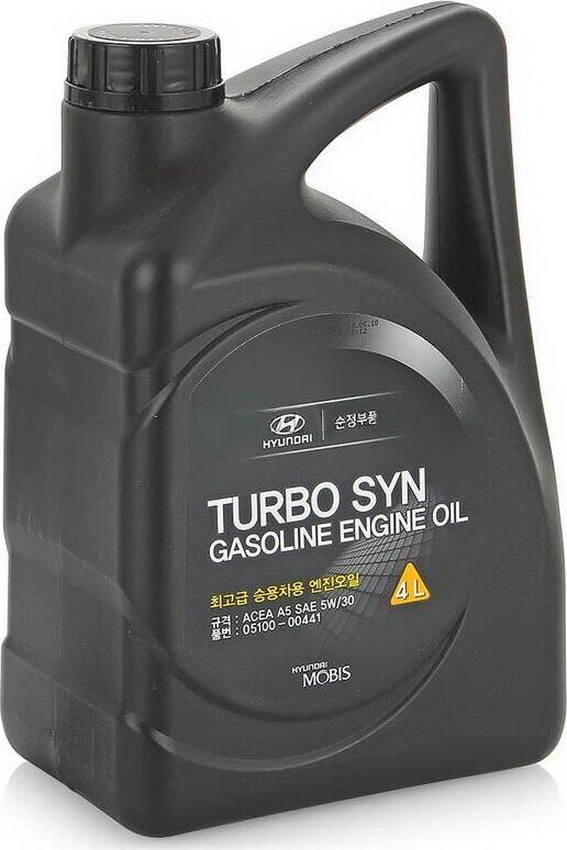 HYUNDAI/KIA Масло моторное HYUNDAI Turbo SYN Gasoline Engine Oil SAE 5W30 (4л) 0510000441
