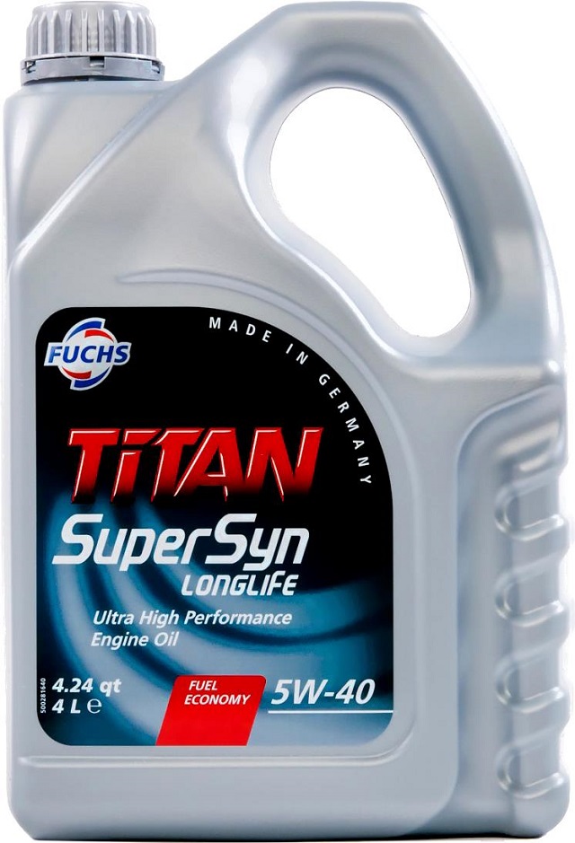 Моторное синтетическое масло Fuchs TITAN SUPERSYN Longlife 5W-40 601236655